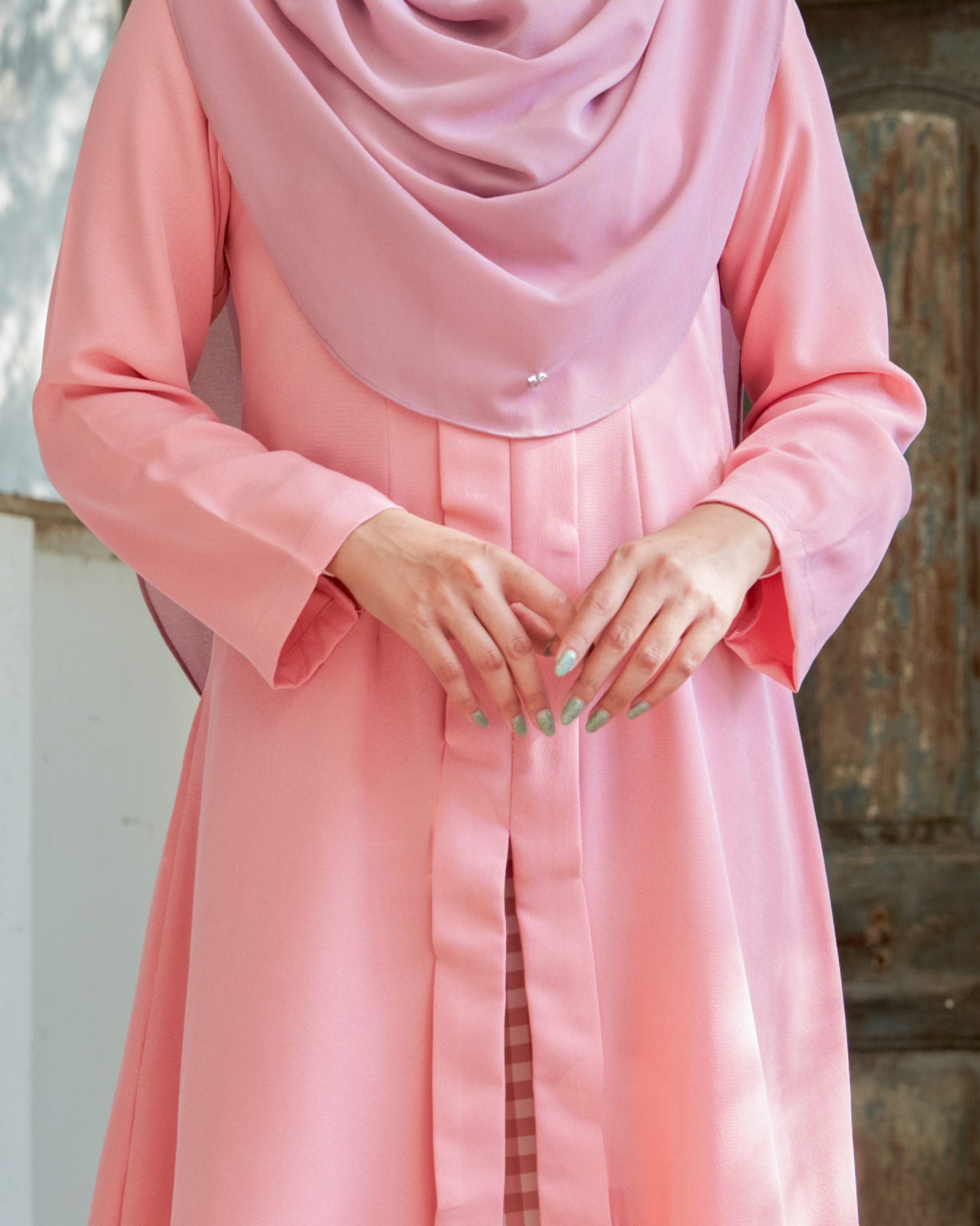 Baju Kebarung Printed Lani - Smoothie Watermelon
