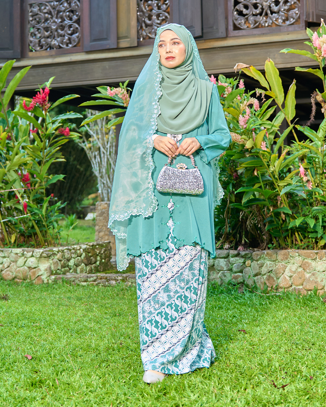 Baju Kebarung Sulam Batik Arwina 