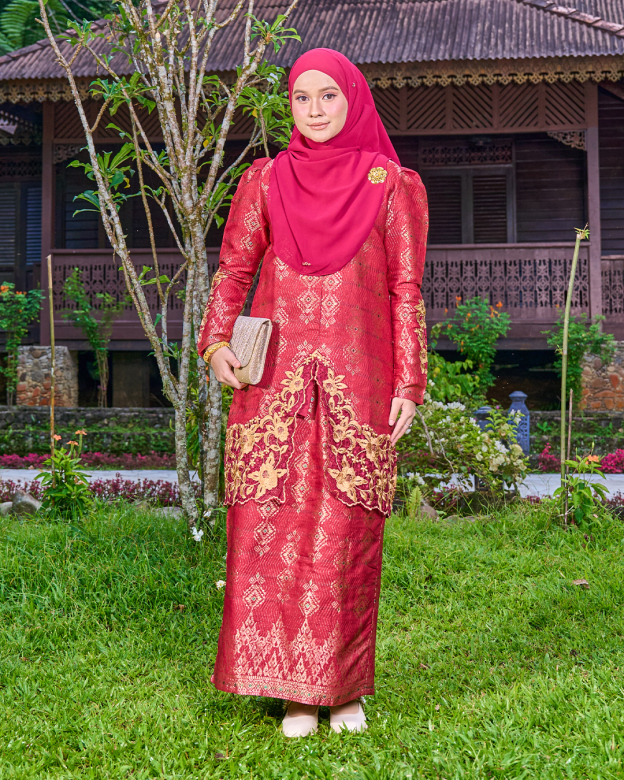 Baju Kebarung Sulam Songket Audrina