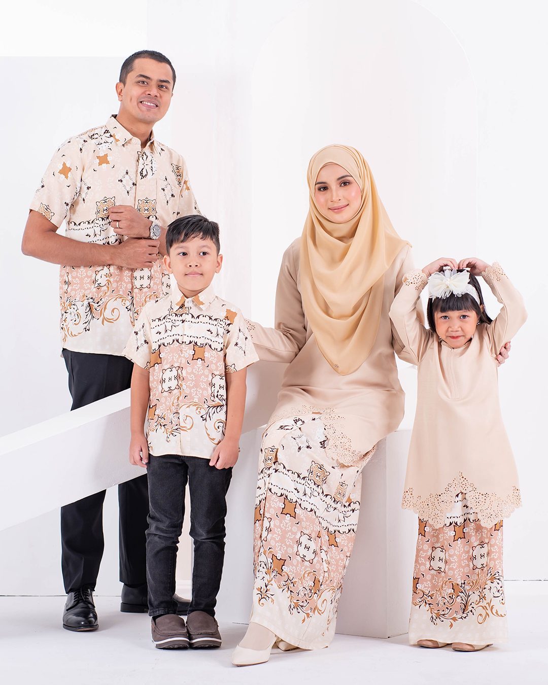 Baju Kemeja Short Sleeves Areena Kids - Earl Wheat