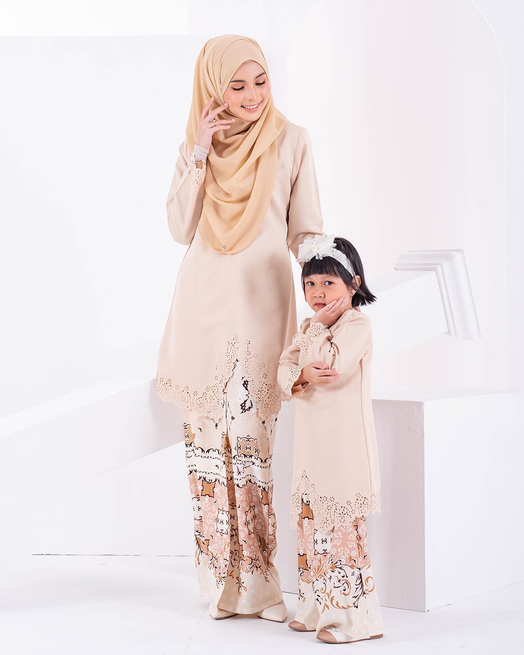 Baju Kebarung Lasercut Areena Kids - Earl Wheat