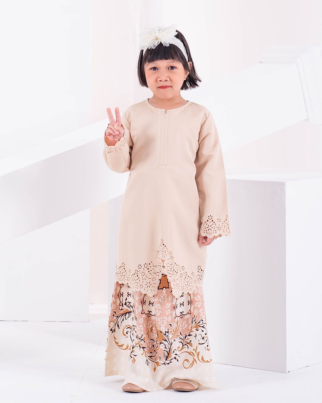 Baju Kebarung Lasercut Areena Kids - Earl Wheat