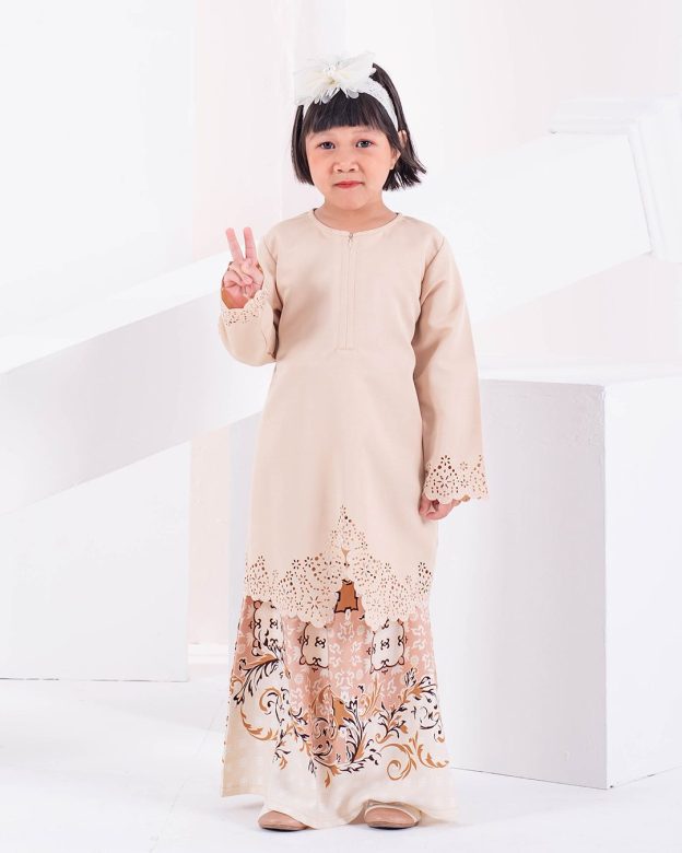 Baju Kebarung Lasercut Areena Kids - Earl Wheat