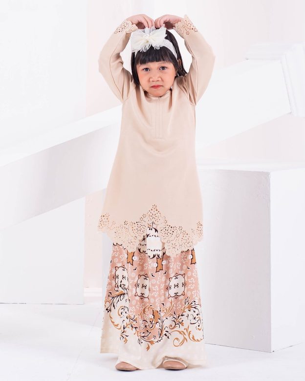 Baju Kebarung Lasercut Areena Kids - Earl Wheat