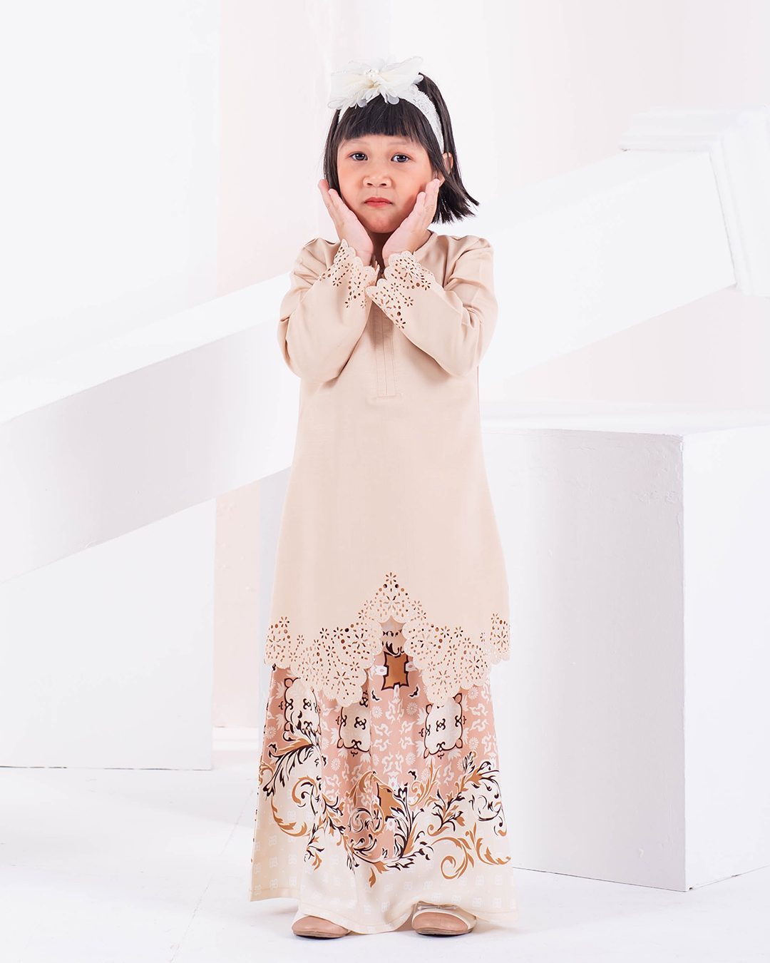 Baju Kebarung Lasercut Areena Kids - Earl Wheat