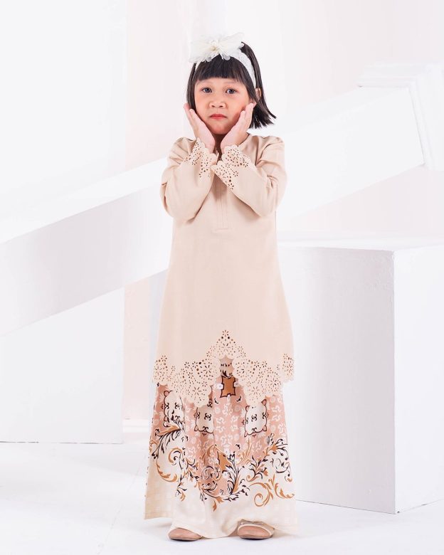 Baju Kebarung Lasercut Areena Kids - Earl Wheat