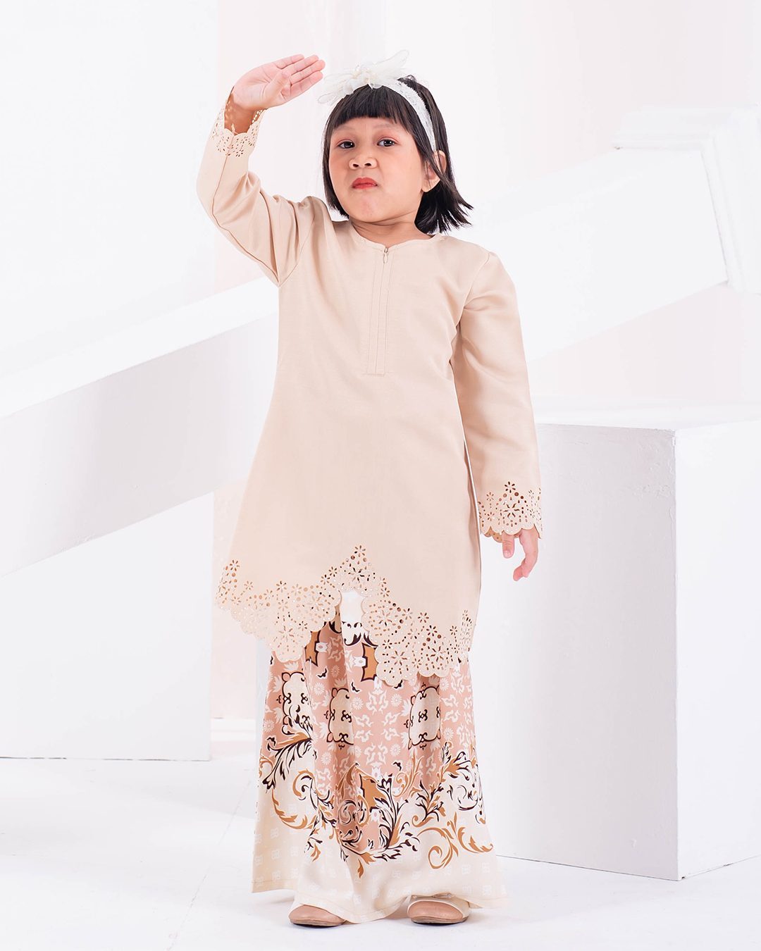 Baju Kebarung Lasercut Areena Kids - Earl Wheat