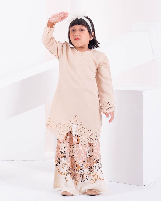 Baju Kebarung Lasercut Areena Kids - Earl Wheat