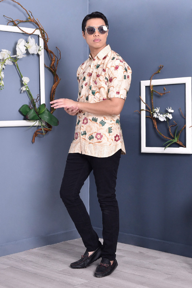 Baju Kemeja Batik Arba - Marigold