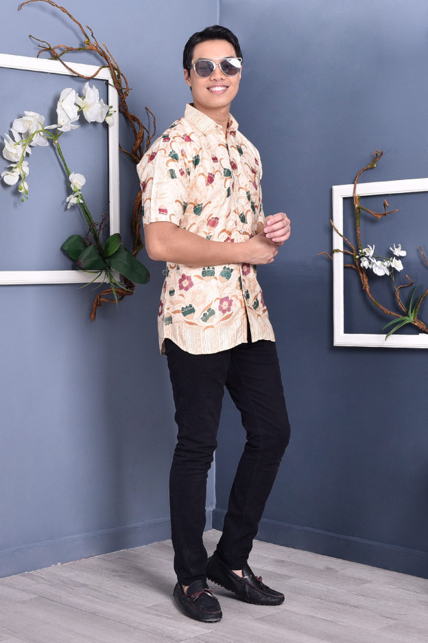 Baju Kemeja Batik Arba - Marigold