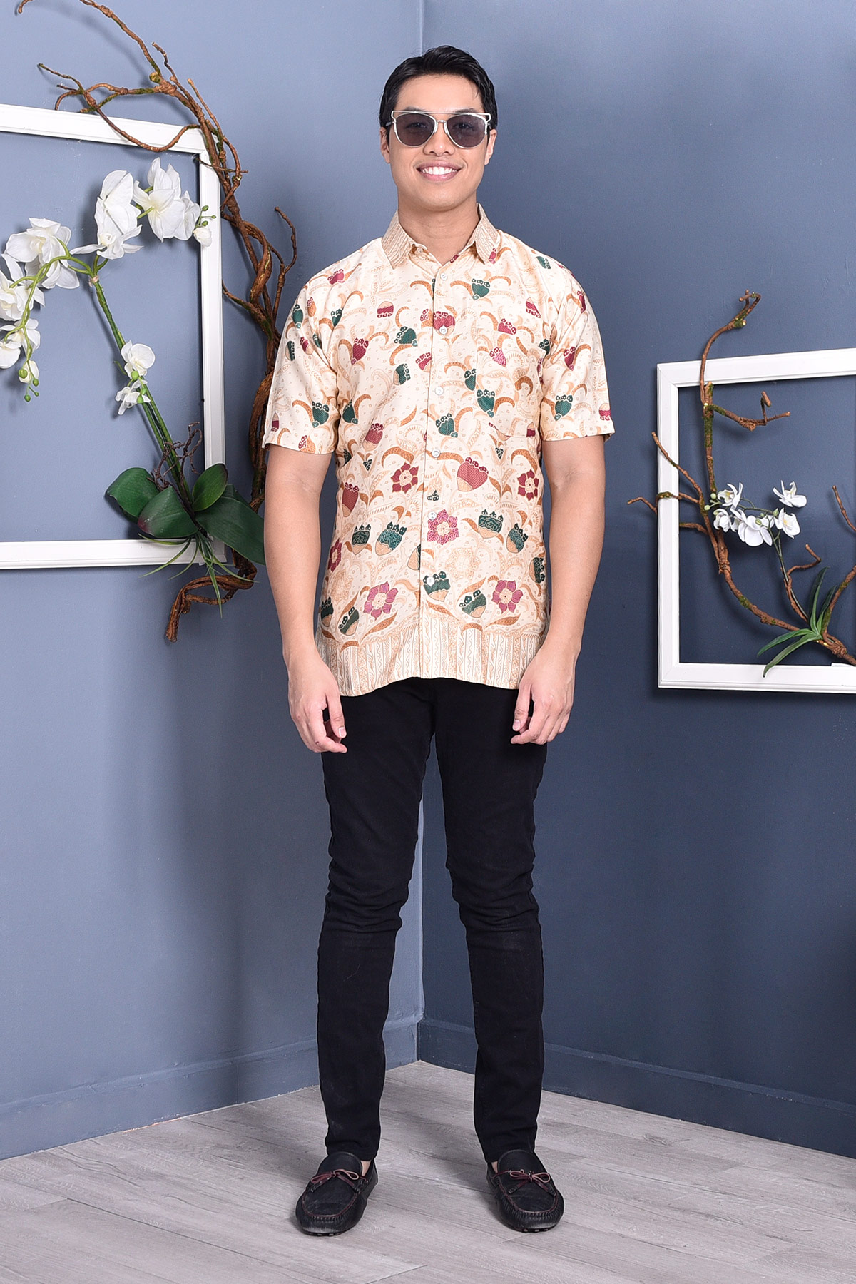 Baju Kemeja Batik Arba - Marigold