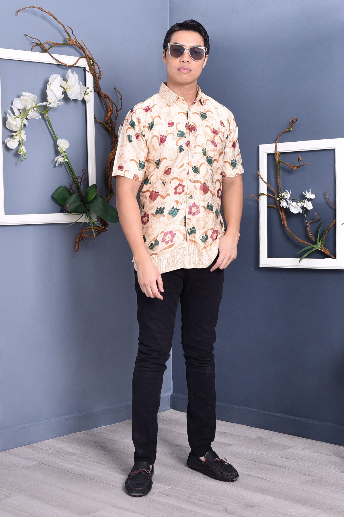 Baju Kemeja Batik Arba - Marigold