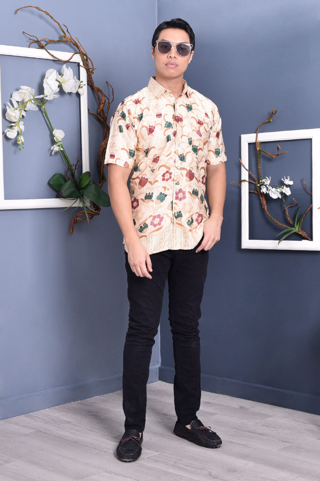 Baju Kemeja Batik Arba - Marigold