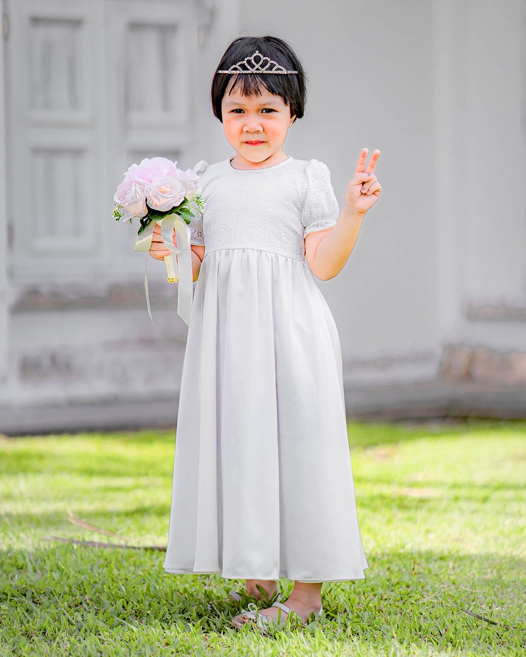 Dress Lace Najelia Kids - Off White
