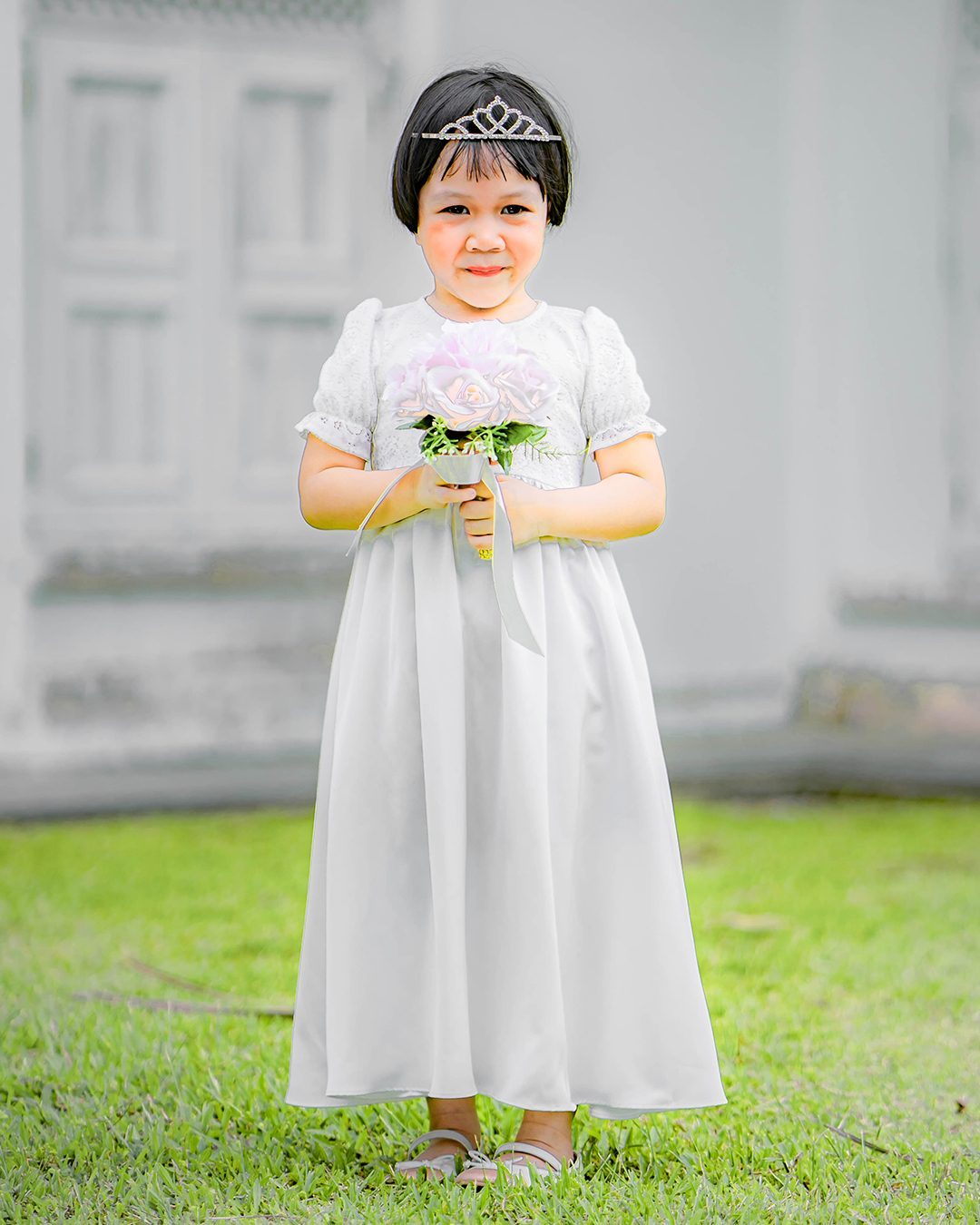 Dress Lace Najelia Kids - Off White