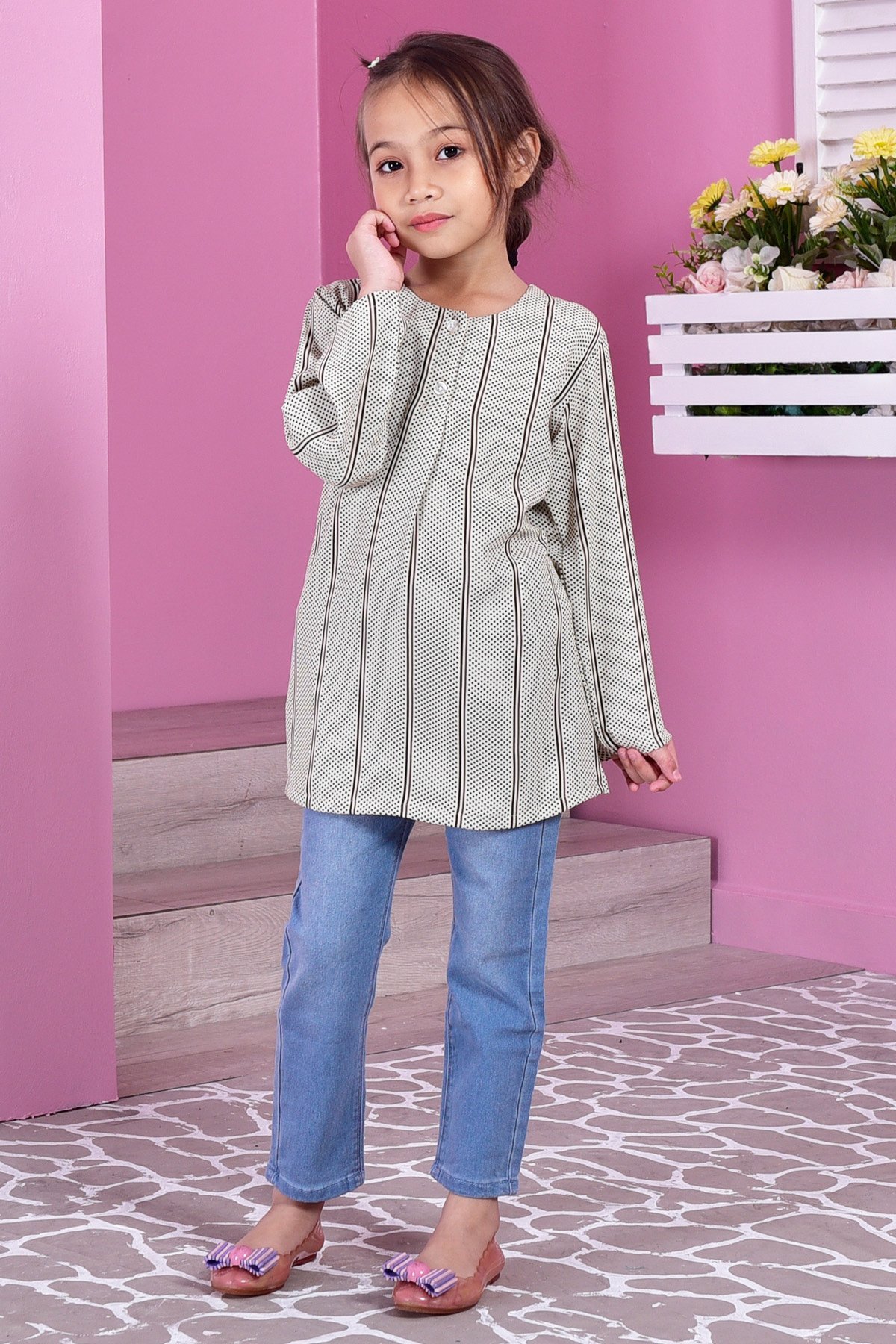 Tunic Savannah Dotty Kids - Choco