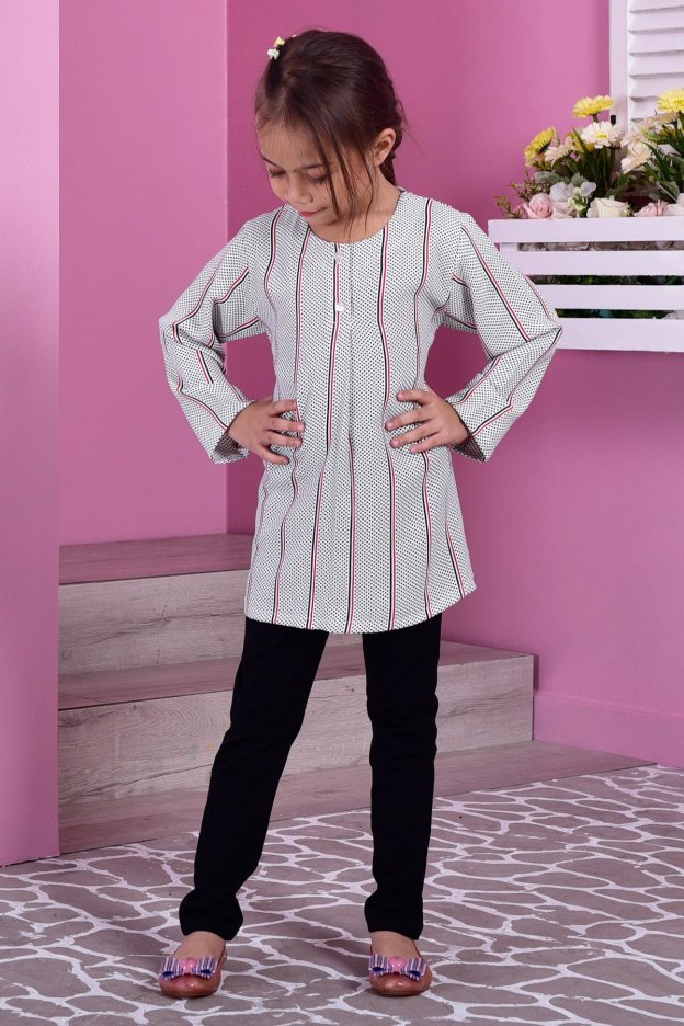 Tunic Savannah Dotty Kids - Red