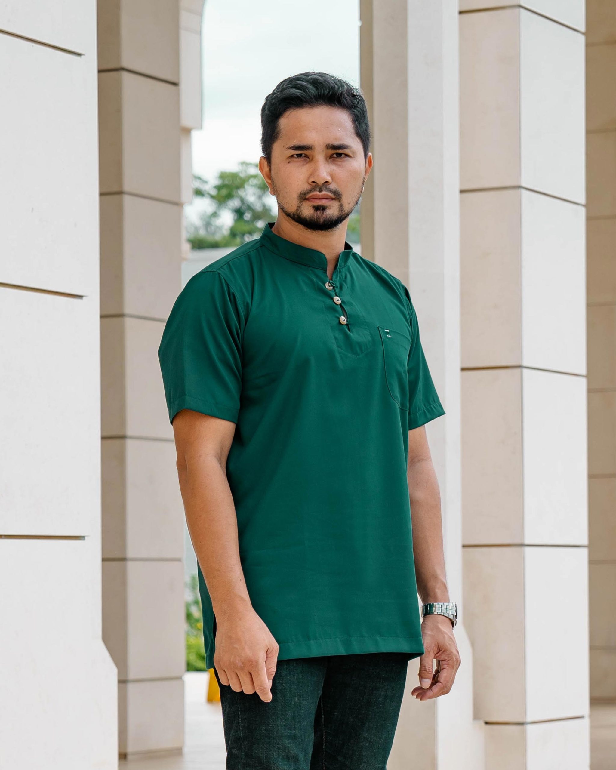 Kurta Eeman Hombre X MCC Lifestyle - Emerald Green