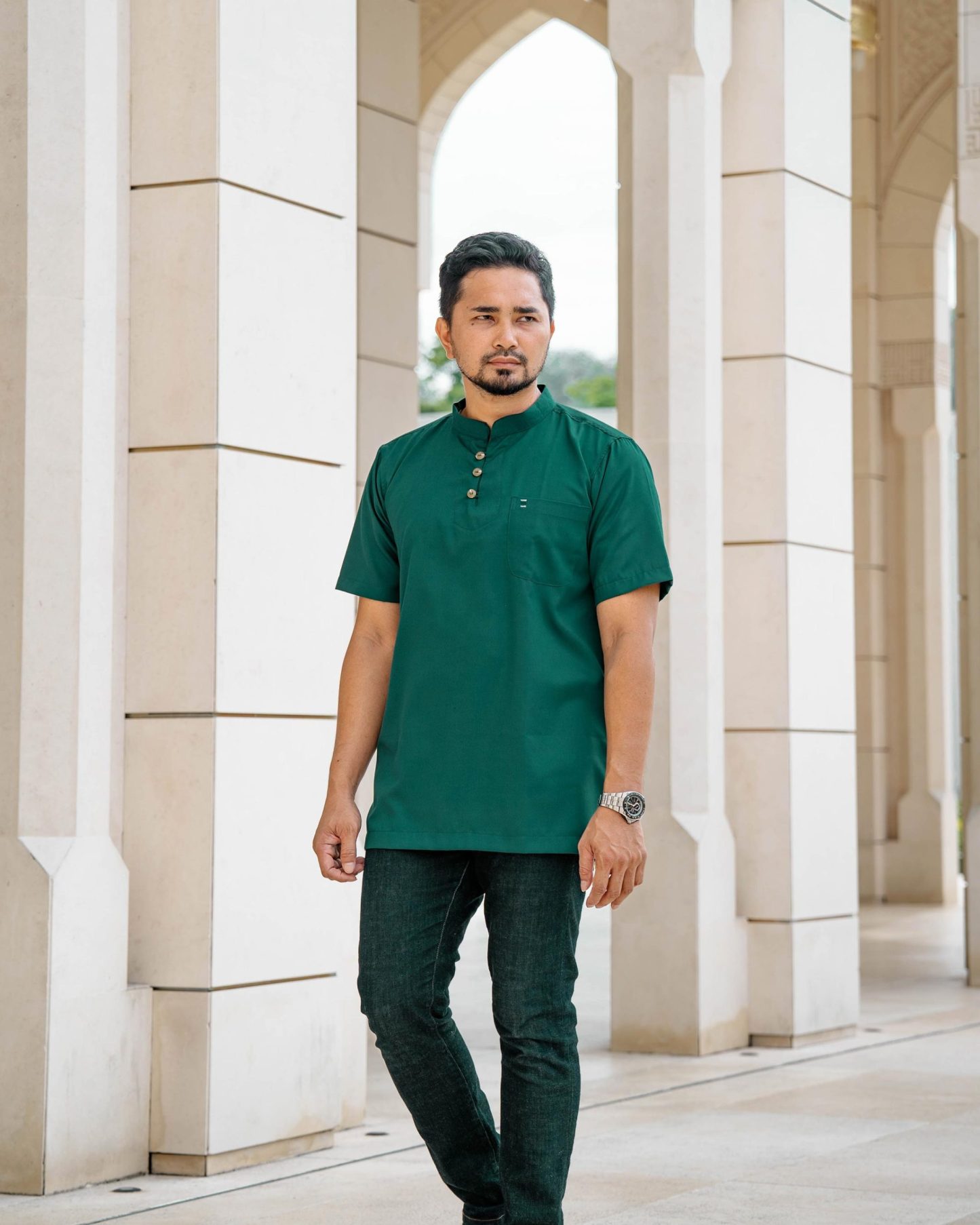 Kurta Eeman Hombre X MCC Lifestyle - Emerald Green