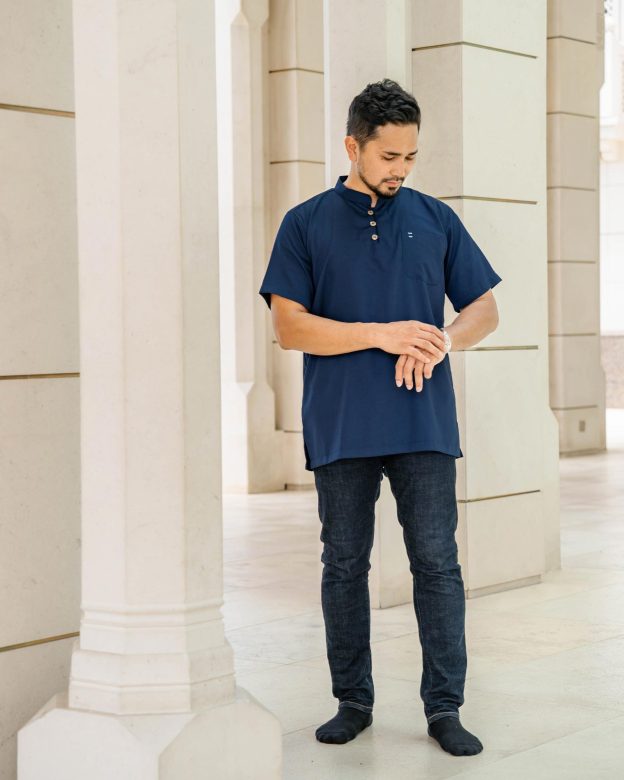 Kurta Eeman Hombre x MCC Lifestyle - Navy Blue