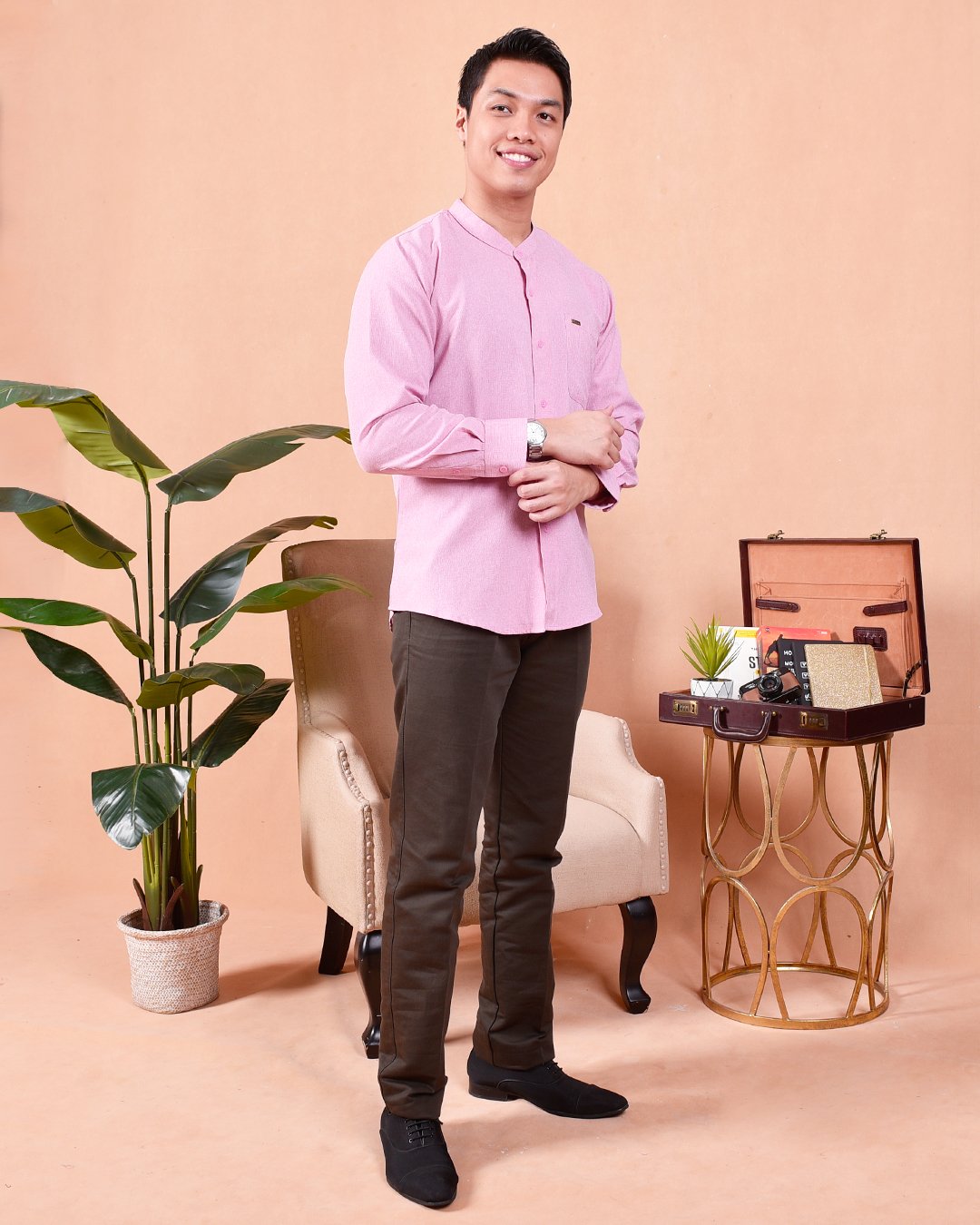 Kurta Long Sleeves Imran - Baby Pink
