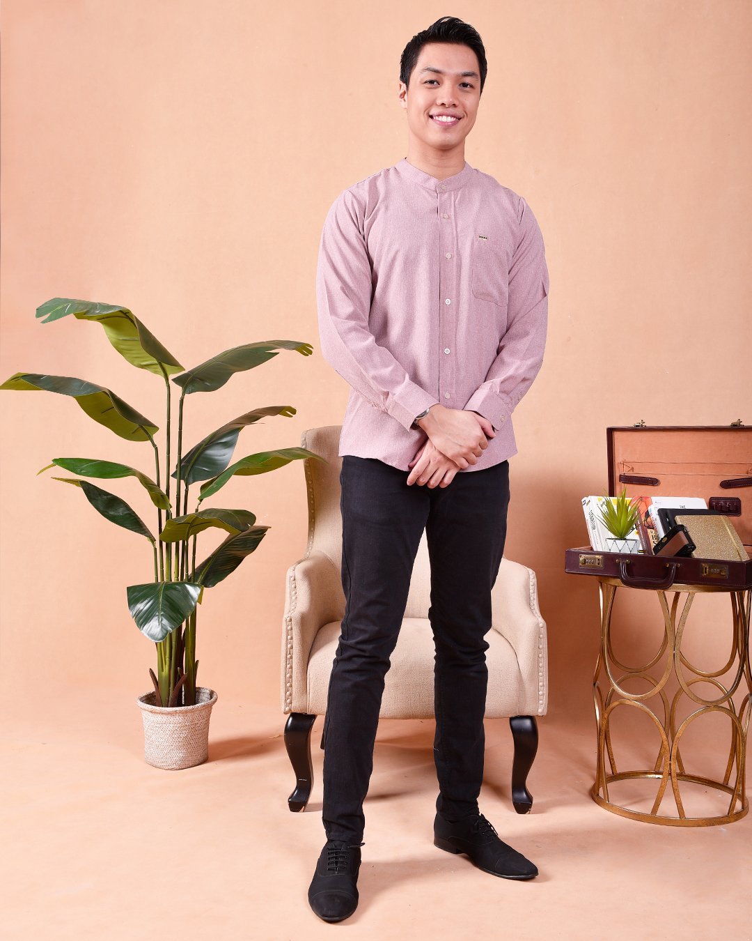Kurta Long Sleeves Imran - Dust Purple