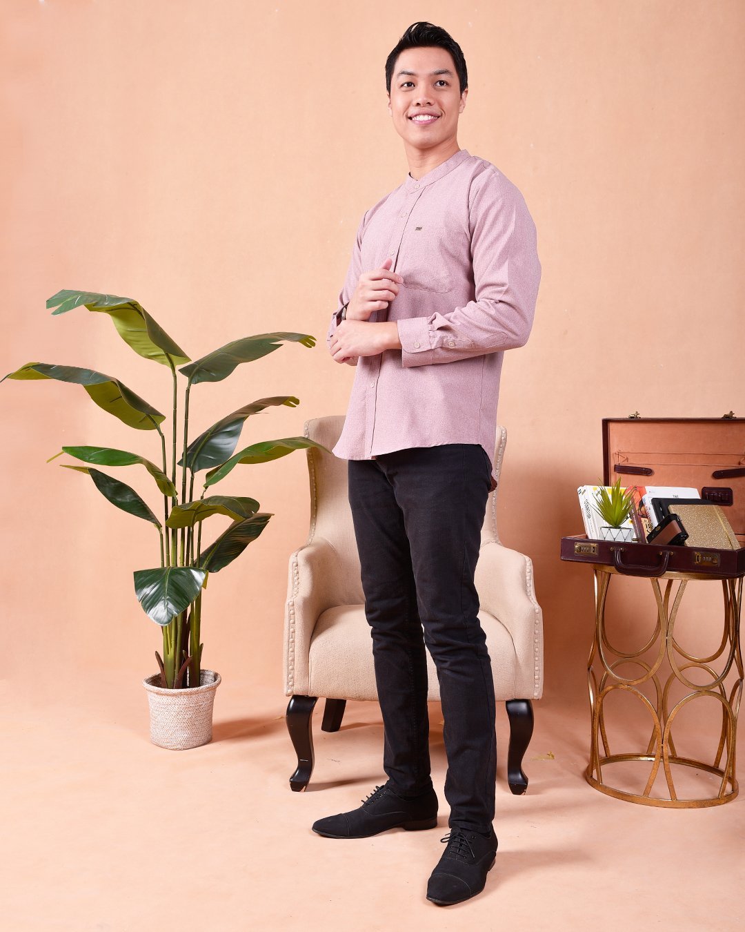 Kurta Long Sleeves Imran - Dust Purple