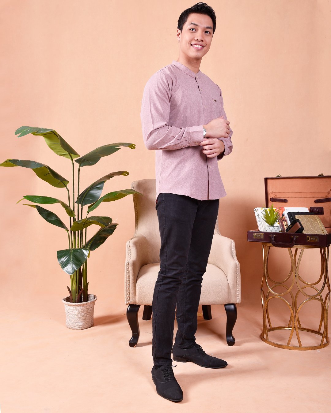 Kurta Long Sleeves Imran - Dust Purple