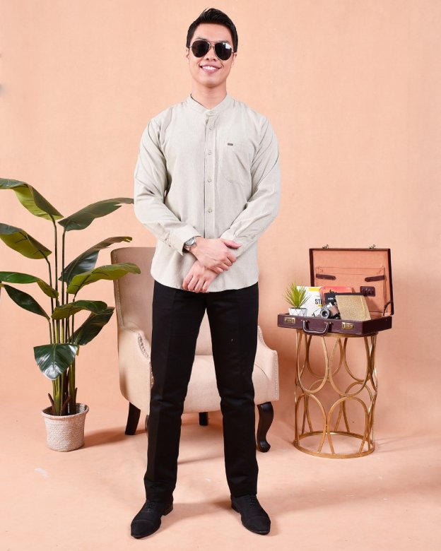 Kurta Long Sleeves Imran - Grass Green