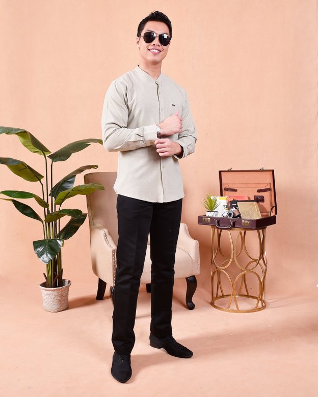 Kurta Long Sleeves Imran - Grass Green