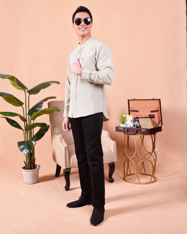 Kurta Long Sleeves Imran - Grass Green