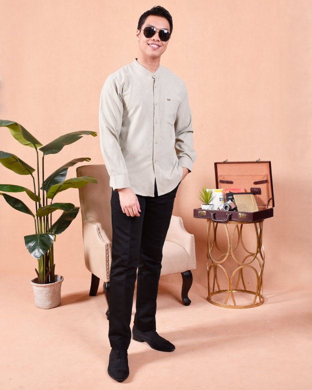 Kurta Long Sleeves Imran - Grass Green
