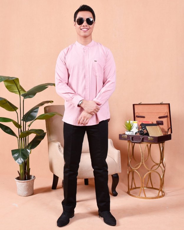 Kurta Long Sleeves Imran - Light Pink