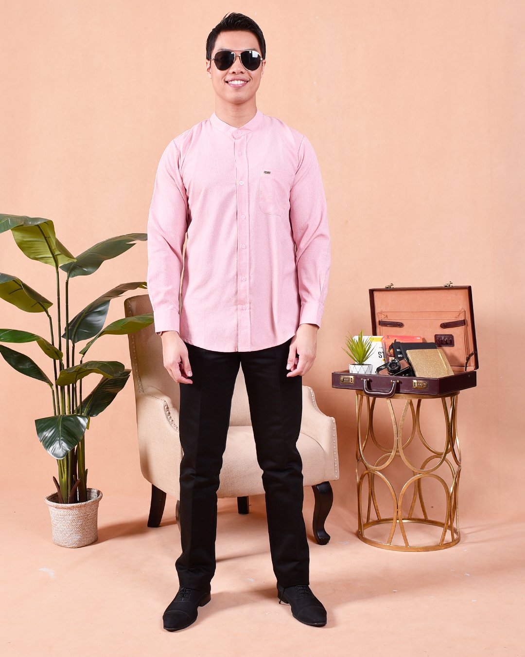 Kurta Long Sleeves Imran - Light Pink
