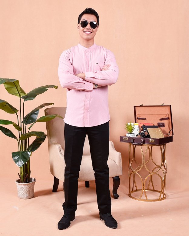 Kurta Long Sleeves Imran - Light Pink