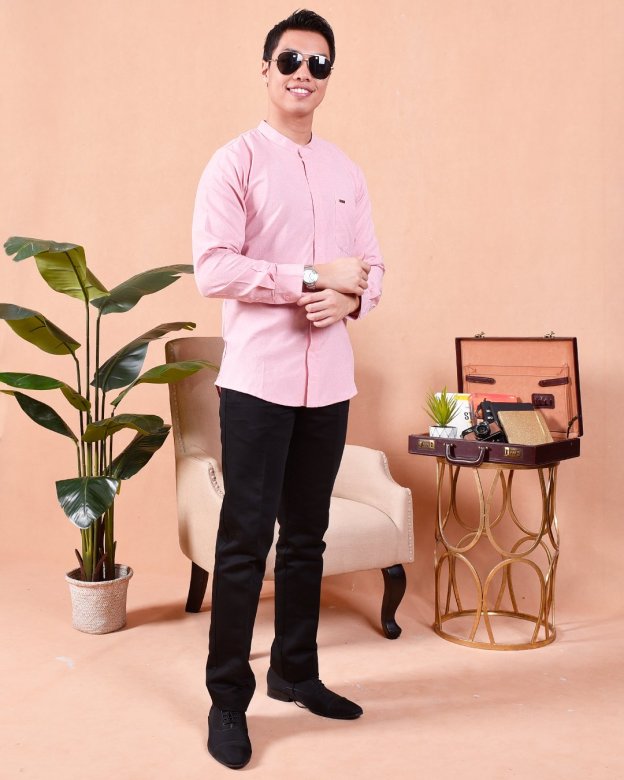 Kurta Long Sleeves Imran - Light Pink