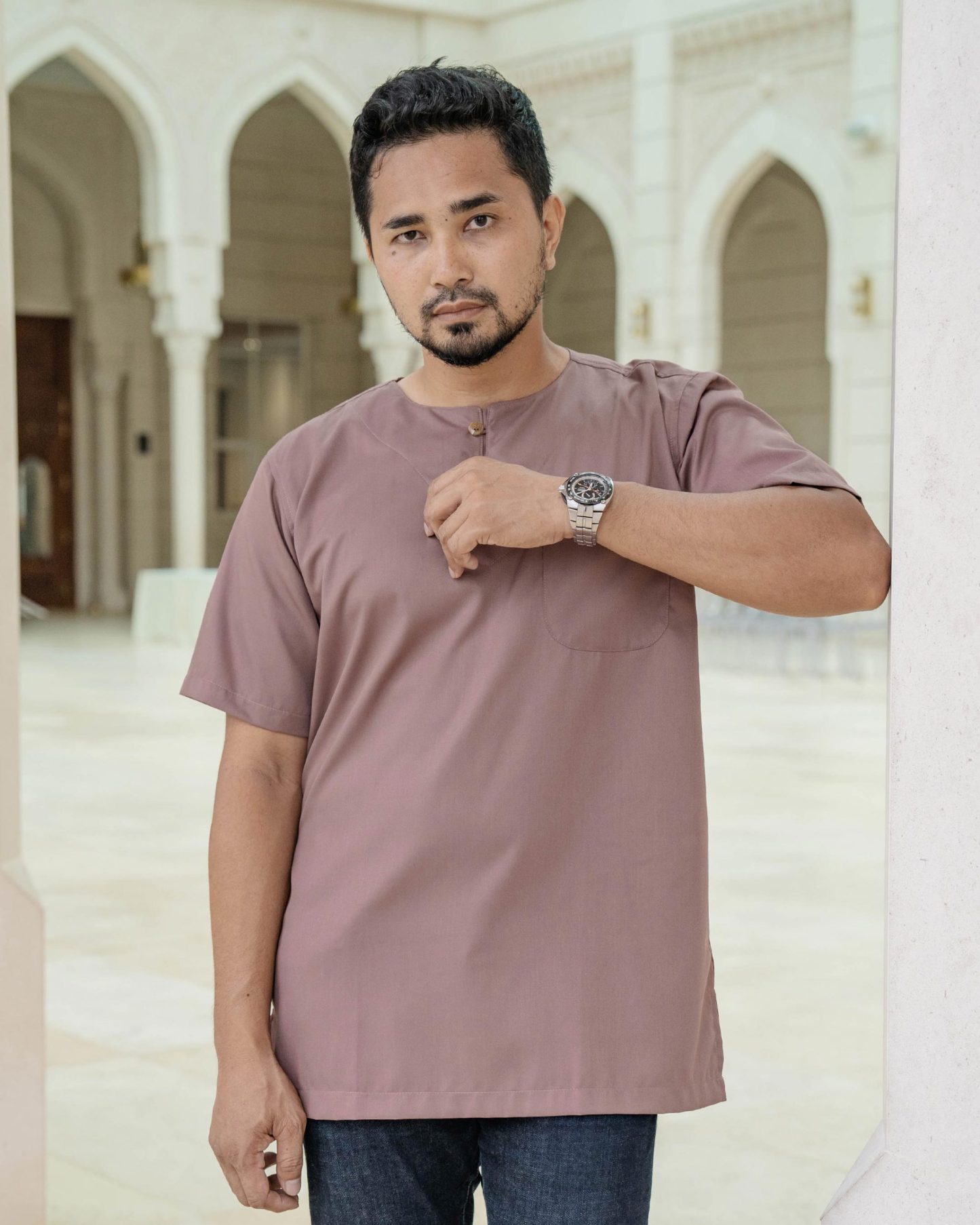 Kurta Saufi Hombre x MCC Lifestyle  - Dusty Purple
