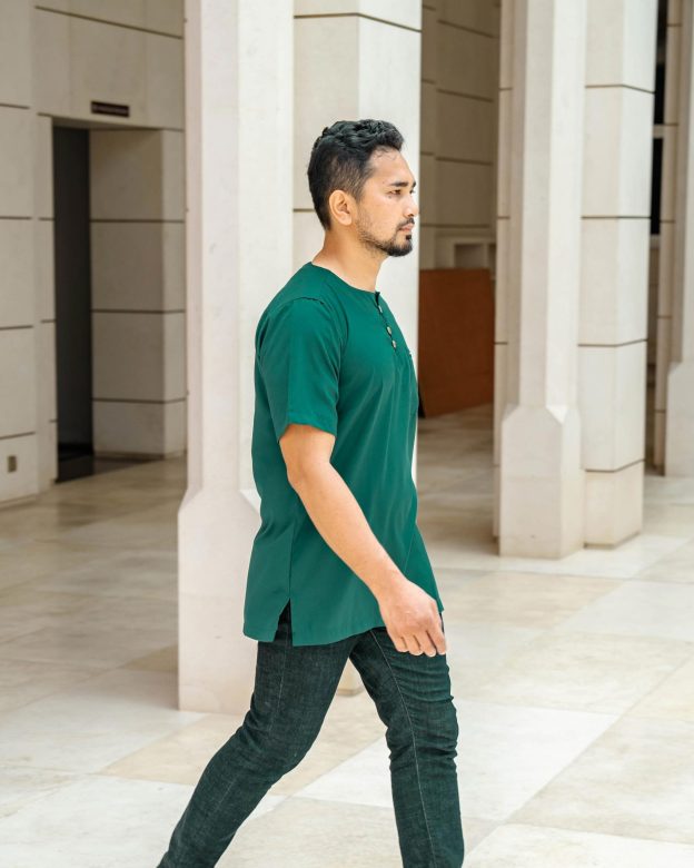 Kurta Saufi Hombre x MCC Lifestyle - Emerald Green