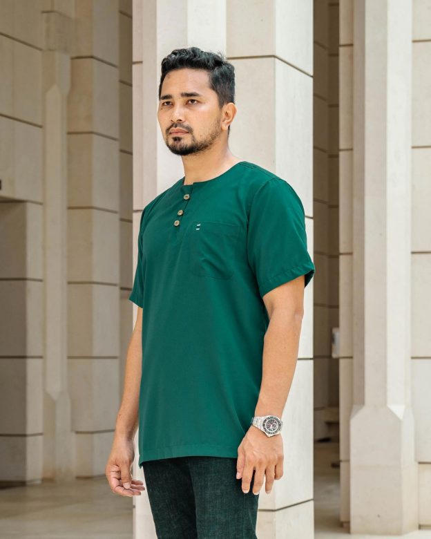 Kurta Saufi Hombre x MCC Lifestyle - Emerald Green