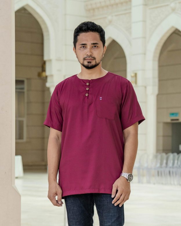 Kurta Saufi Hombre x MCC Lifestyle - Maroon