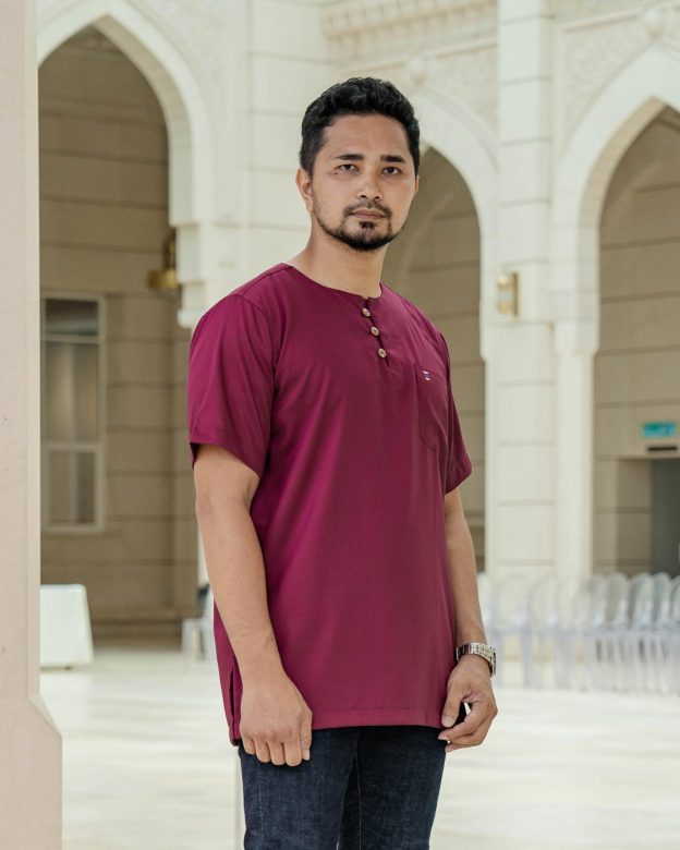 Kurta Saufi Hombre x MCC Lifestyle - Maroon
