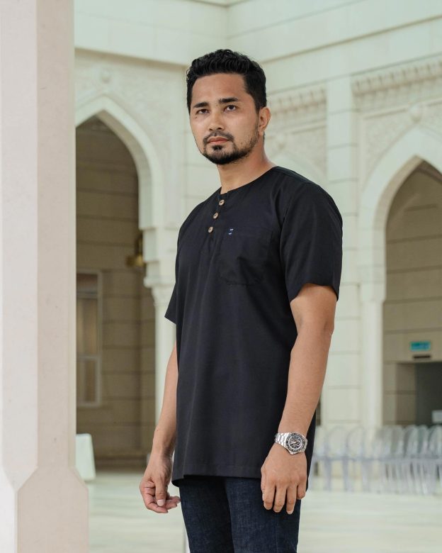 Kurta Saufi Hombre x MCC Lifestyle - Matte Black