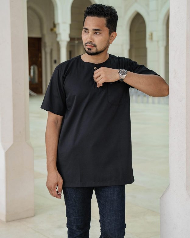 Kurta Saufi Hombre x MCC Lifestyle - Matte Black