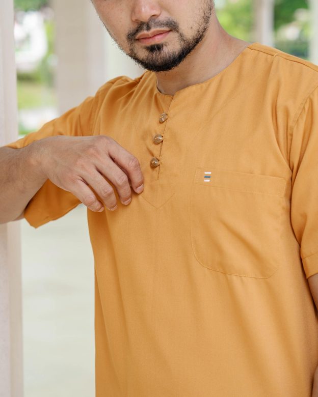 Kurta Saufi Hombre x MCC Lifestyle - Mustard