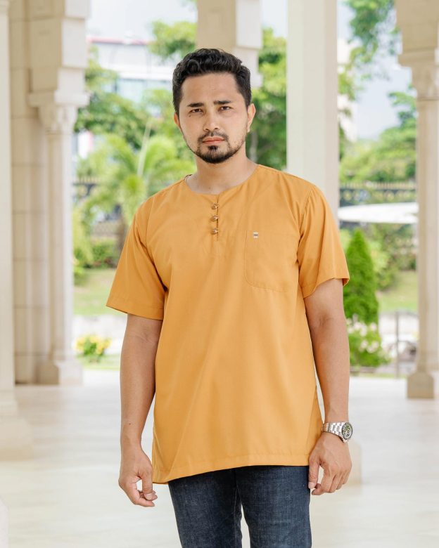 Kurta Saufi Hombre x MCC Lifestyle - Mustard