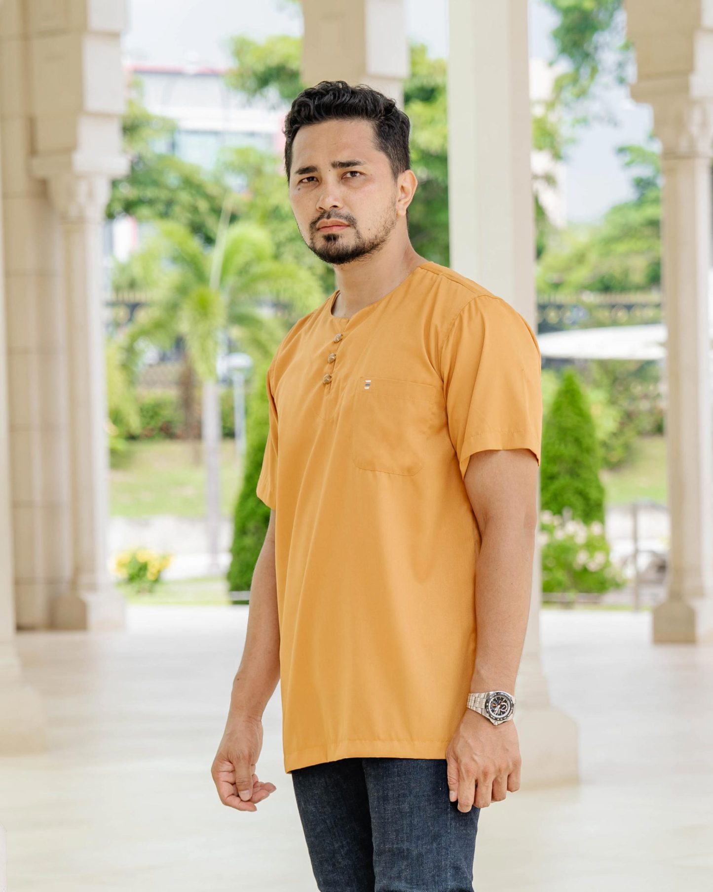 Kurta Saufi Hombre x MCC Lifestyle - Mustard