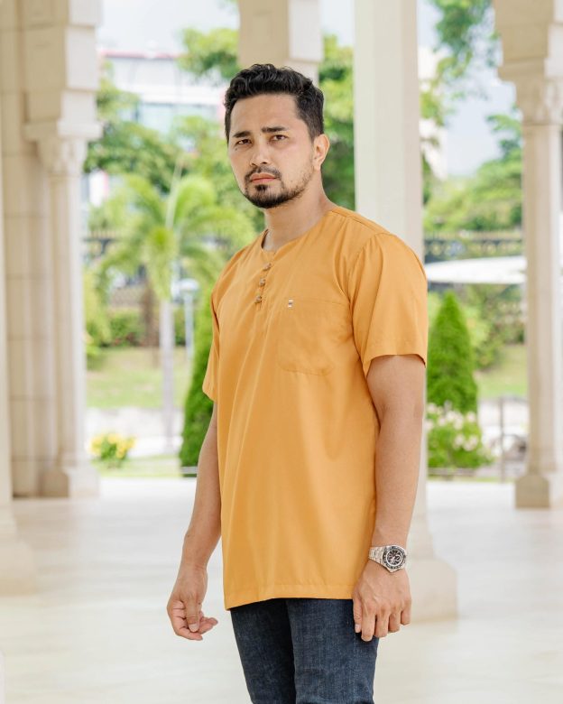 Kurta Saufi Hombre x MCC Lifestyle - Mustard