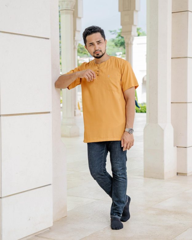 Kurta Saufi Hombre x MCC Lifestyle - Mustard