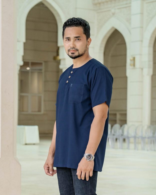 Kurta Saufi Hombre x MCC Lifestyle - Navy Blue