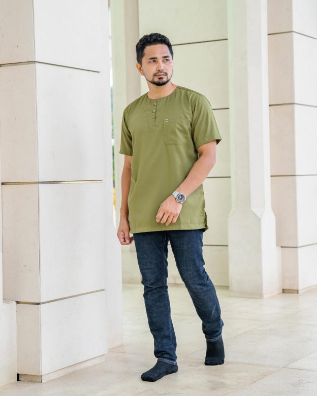 Kurta Saufi Hombre x MCC Lifestyle - Olive Green